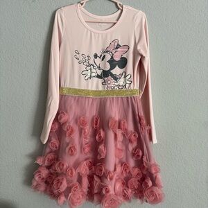 Disney Minnie Mouse Pink Rosette Dress